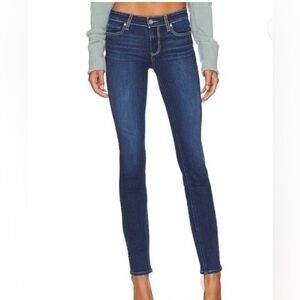 Paige Verdugo Crop Dark Blue Skinny Jeans size 29